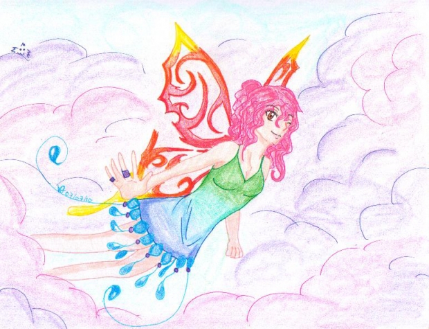 A colorful butterfly