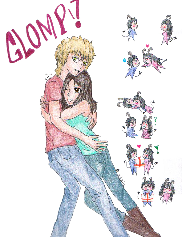 Hoom and I like to GLOMP! XD