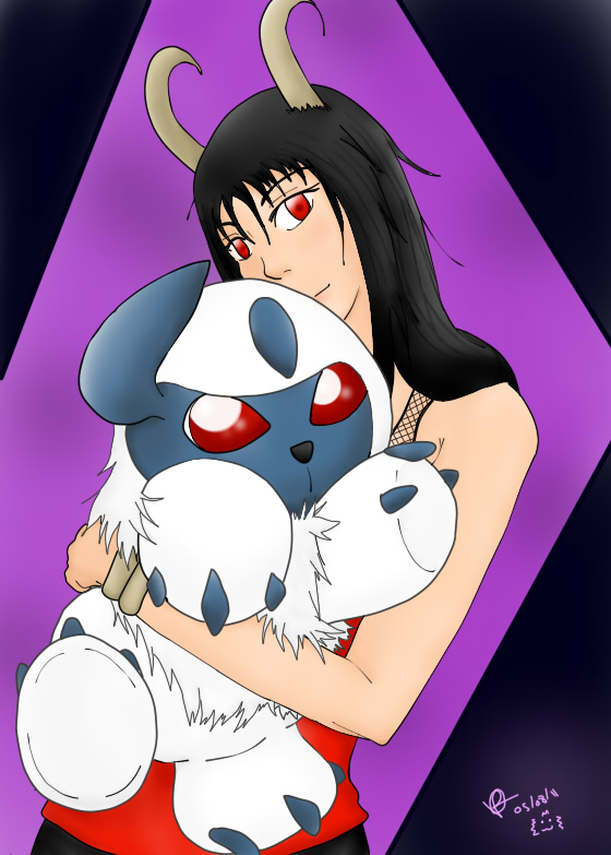 Absol plushie XD