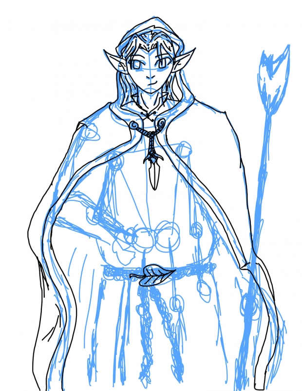 Eladrin Wizard (DnD) WIP
