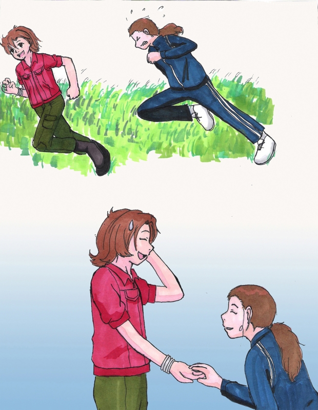 Dont' Race a Wolf XD