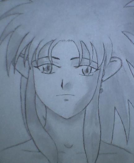 Sad Ryoko (pencil)