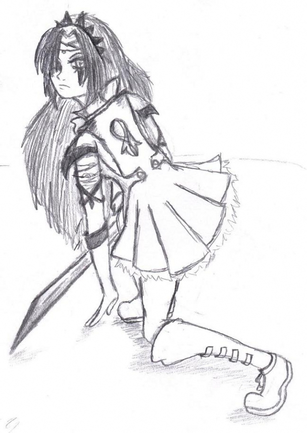 Swords...chick...person