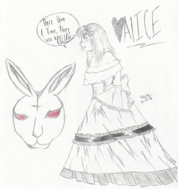 Alice And The White Rabbit