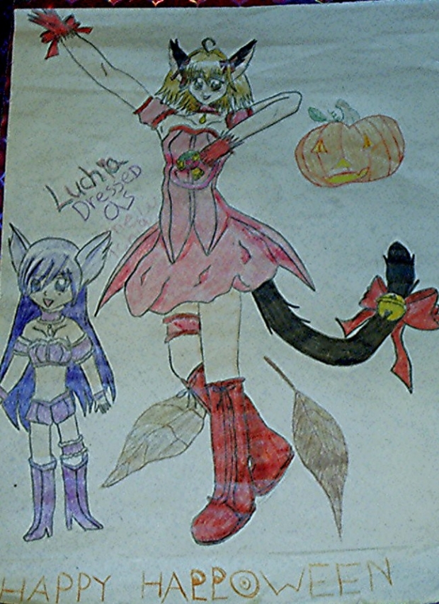 Luchia Dressed As Mew Ichigo