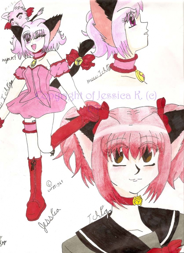 ichigo momomiya:three pose