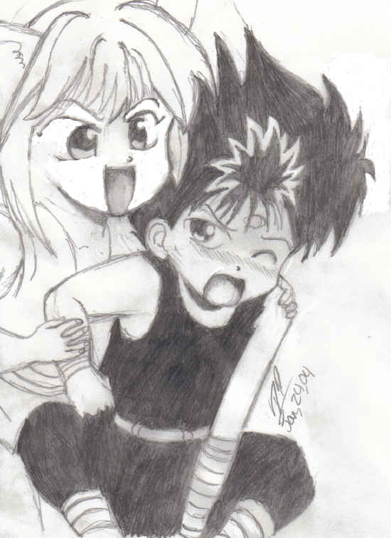 Yoko And Hiei Chibis