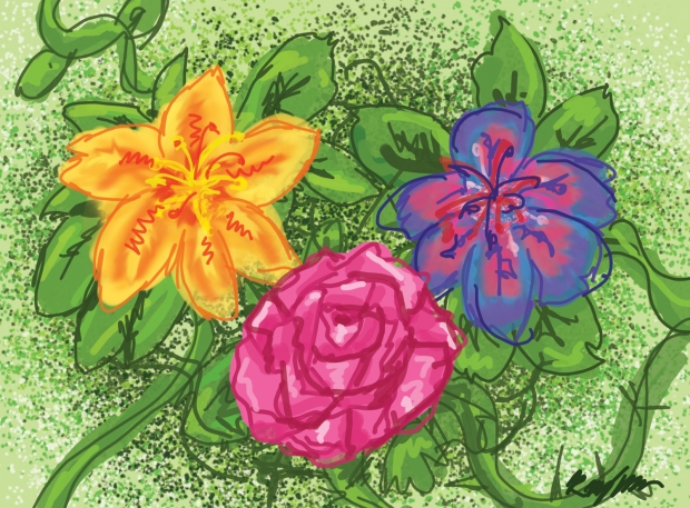 flowers for my mommy.