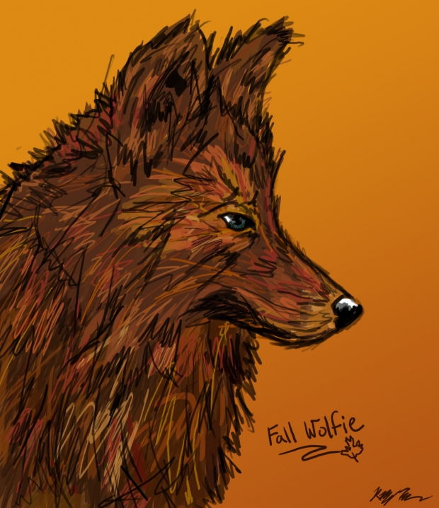 Fall wolfie. :]