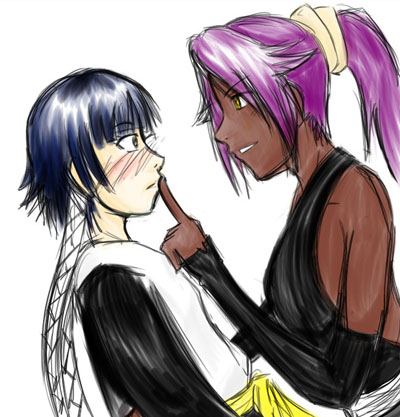 Soi Fong/yoruichi Sketch