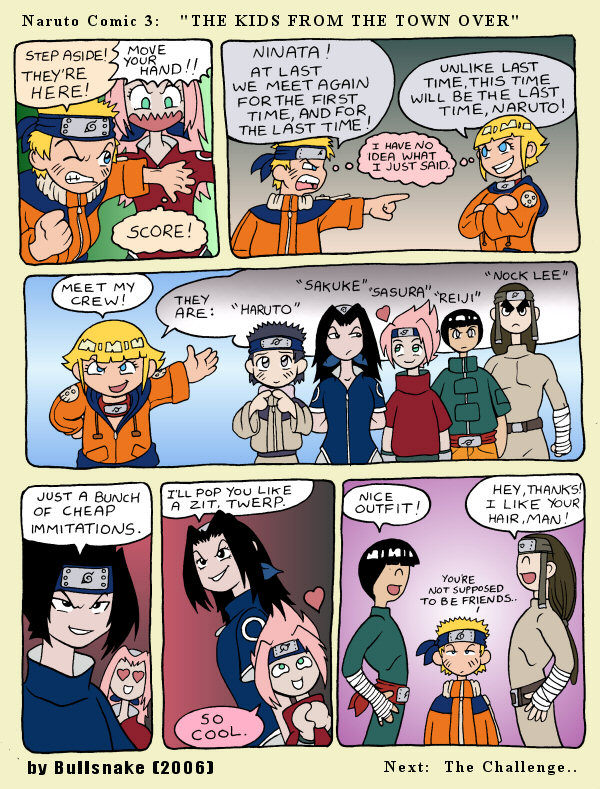Naruto Comic 3:  The Kids From The