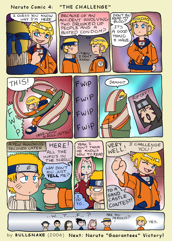 Naruto Comic 4: The Challenge