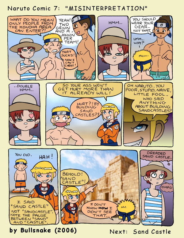 Naruto Comic 7: Misinterpretation