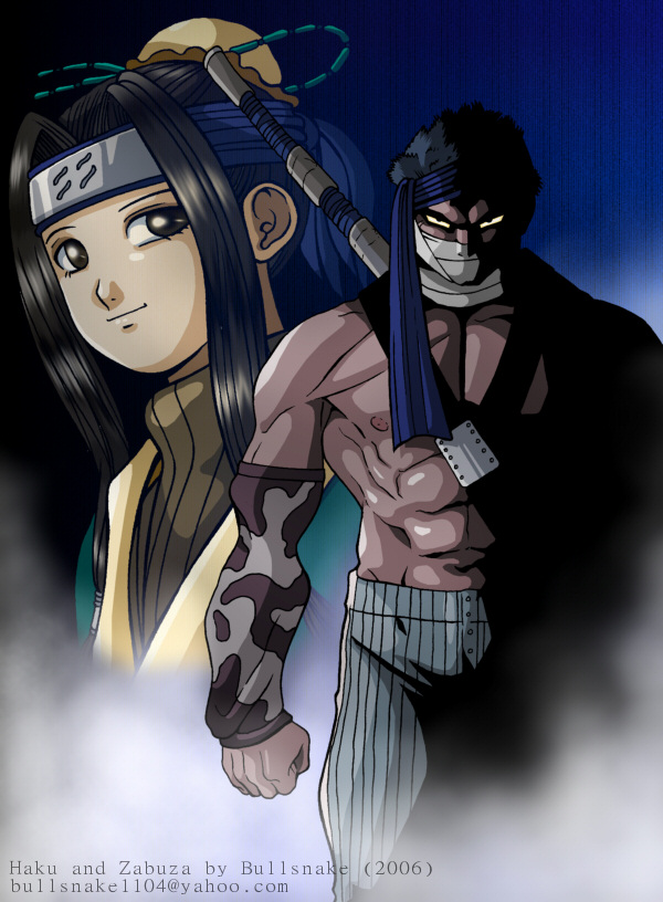 Haku And Zabuza: Mist And Shadow