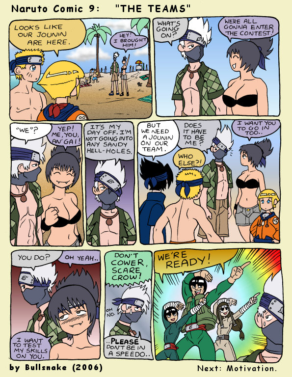 Naruto Comic 9: The Teams