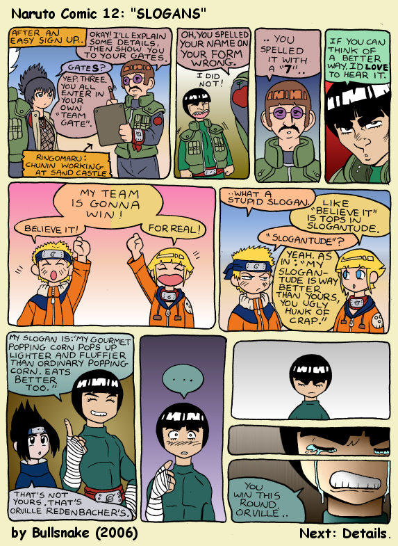 Naruto Comic 12: Slogans