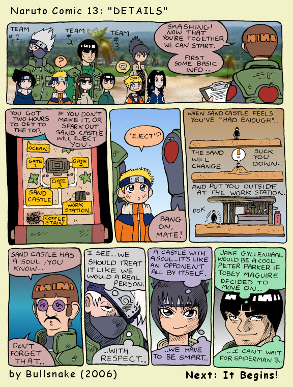 Naruto Comic 13: Details