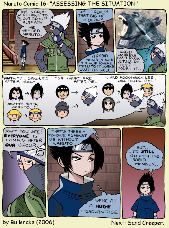 Naruto Comic 16: Assessing The Situ
