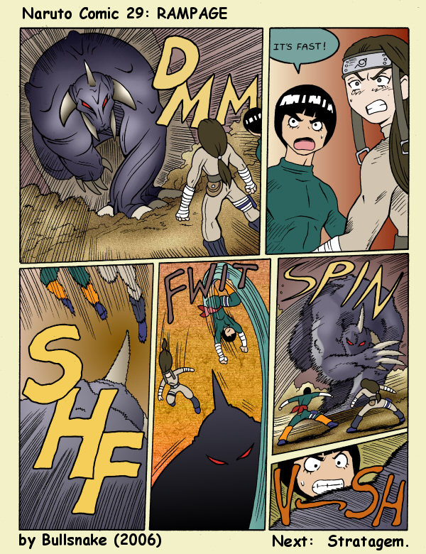 Naruto Comic 29: Rampage