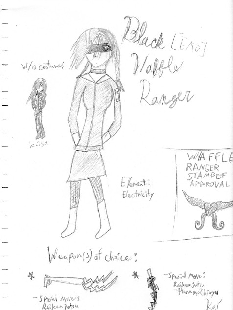 The Black Waffle Ranger