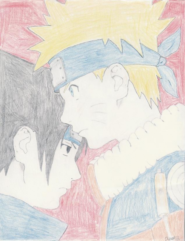 Naruto and Sasuke (Rough)