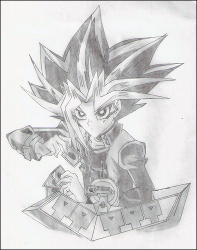 Yami Yugi Movie Pose