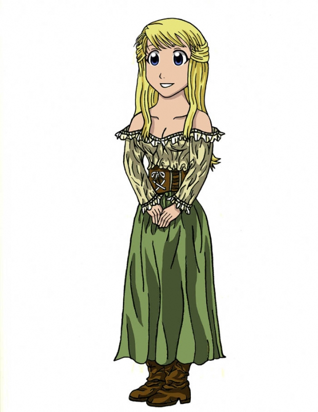 Winry In Peasant Garb