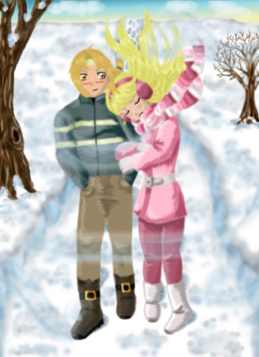Ed And Winry Snuggle Walk
