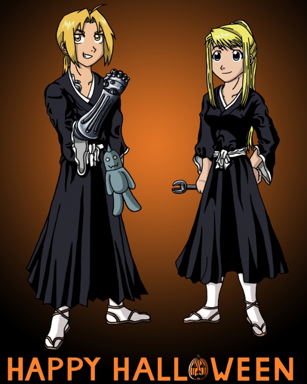 Halloween Ed x Winry