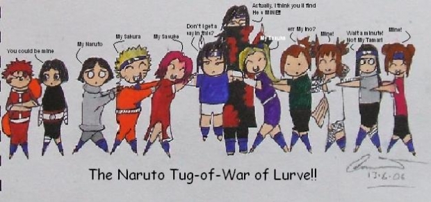 Naruto Tug-o-war Of Lurve