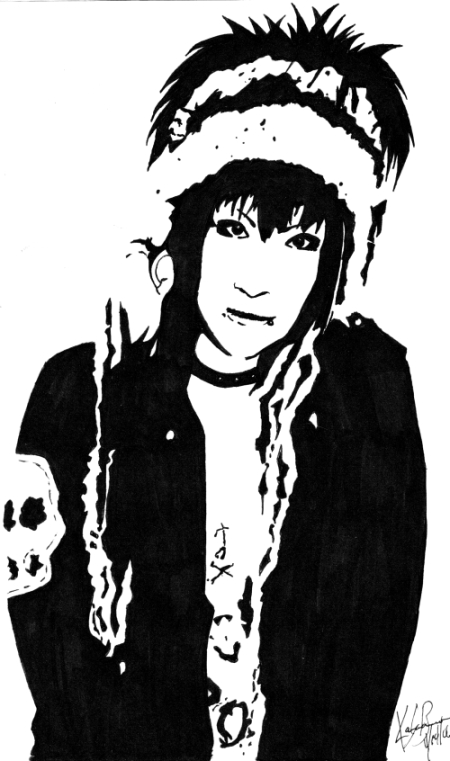 Black And White Miku