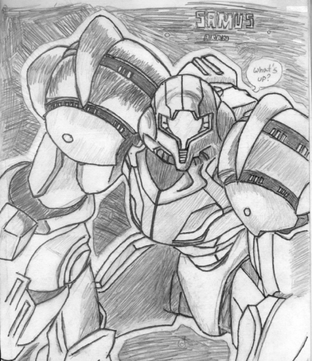 Samus In Space.