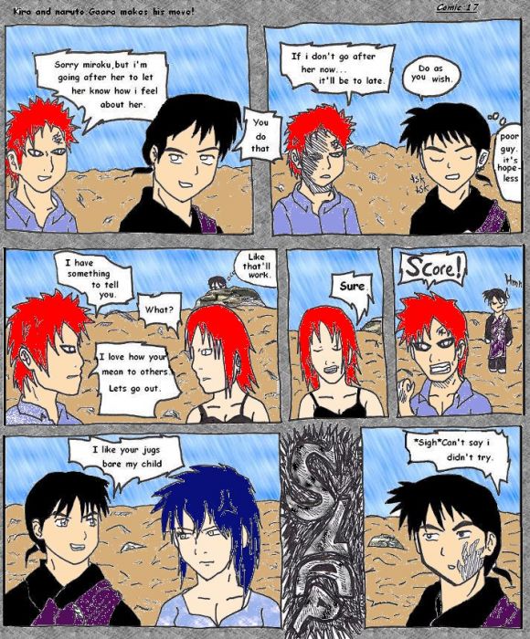 Gaara Makes His Move!comic 17 Color