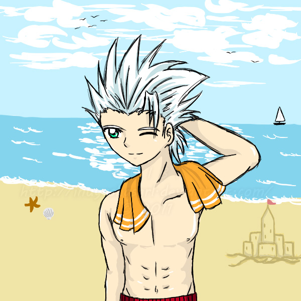 Hitsugaya :: At the Beach