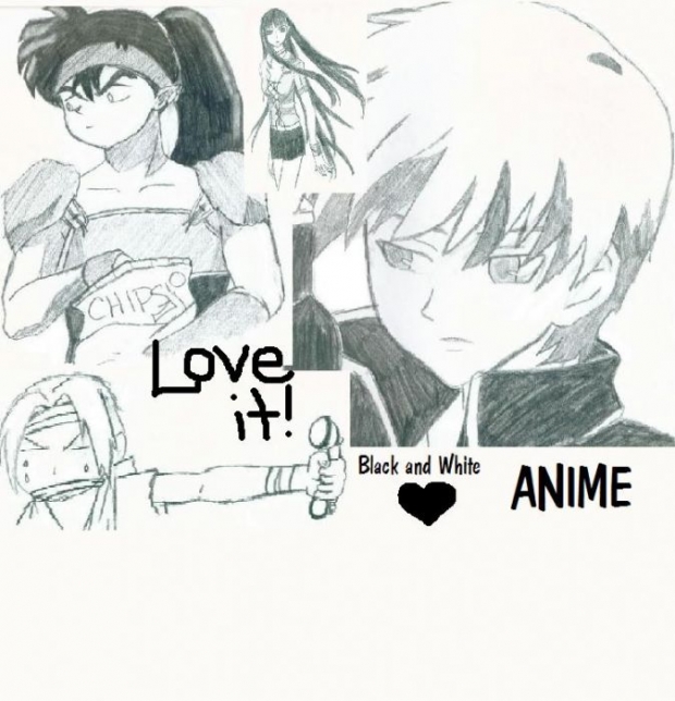 Black And White Anime