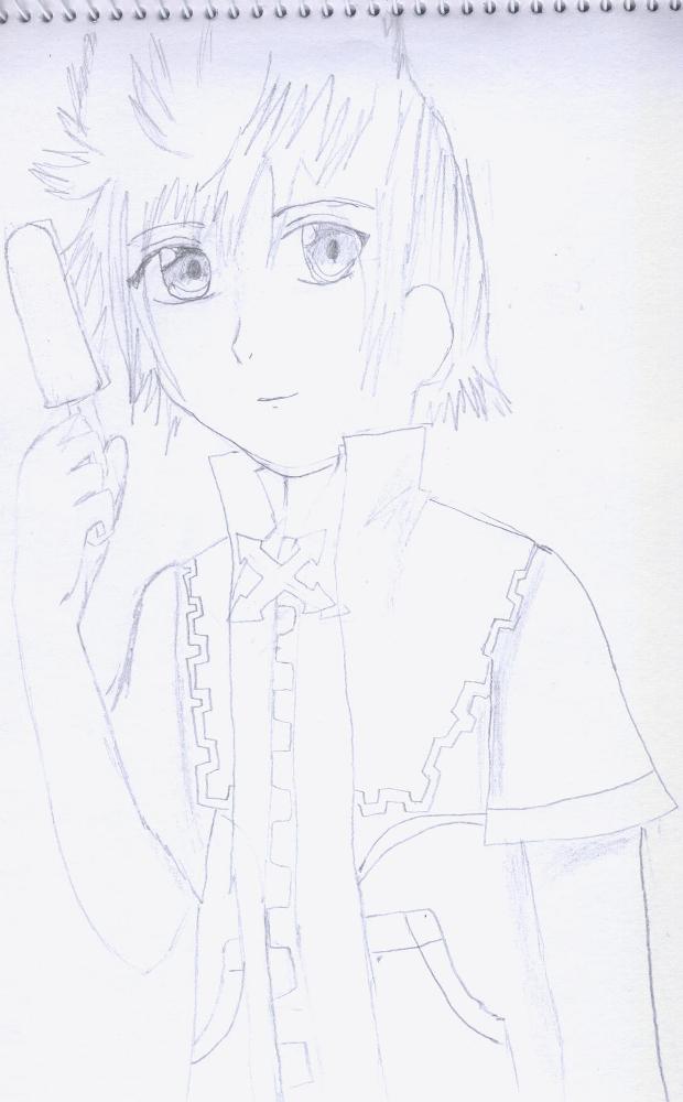 Roxas With A Popsicle