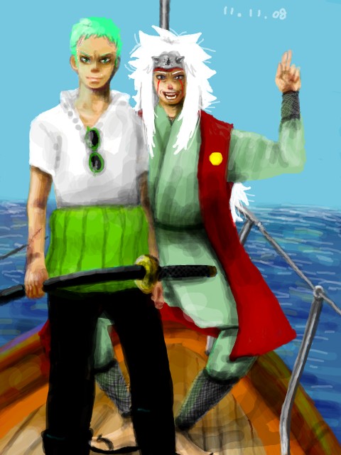 Zoro and Jiraiya