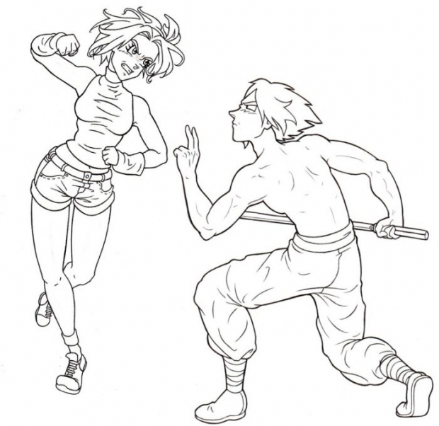 Naruto/dbz- The Good Fight Ink