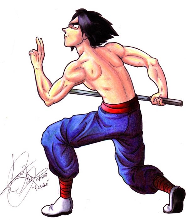 Naruto/dbz- Sasuke Fin