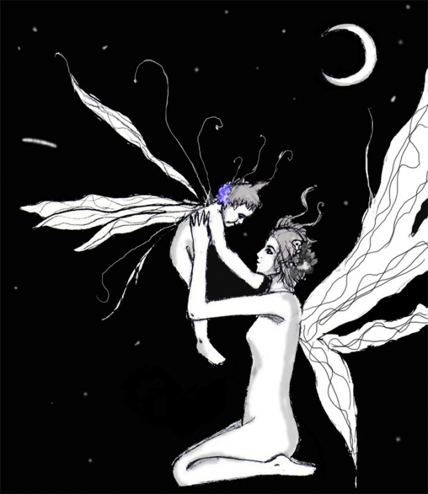 Mother And Child. [fairies]