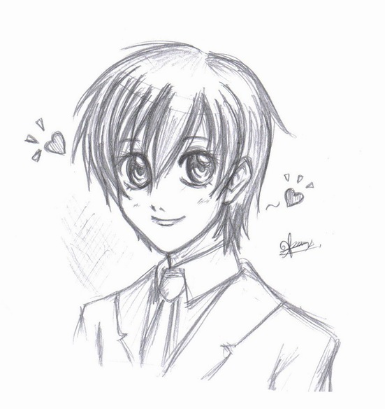 Ouran's Haruhi-sketch-
