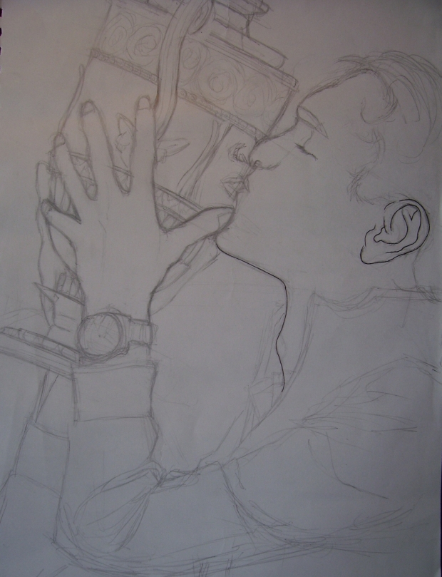 Roger Federer sketch - WIP