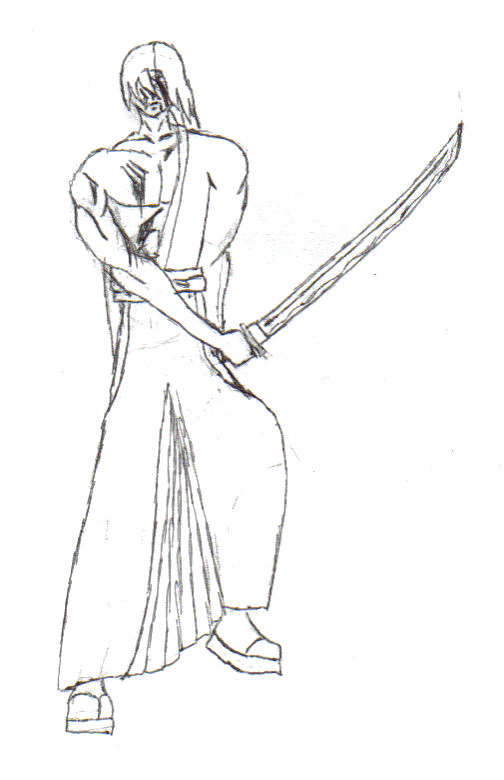 Battle-ravaged Samurai