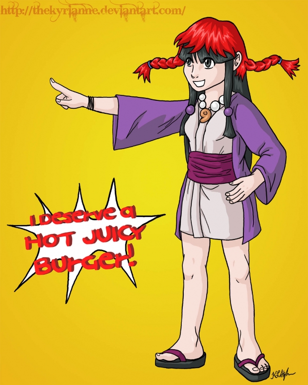 I deserve a HOT JUICY BURGER!