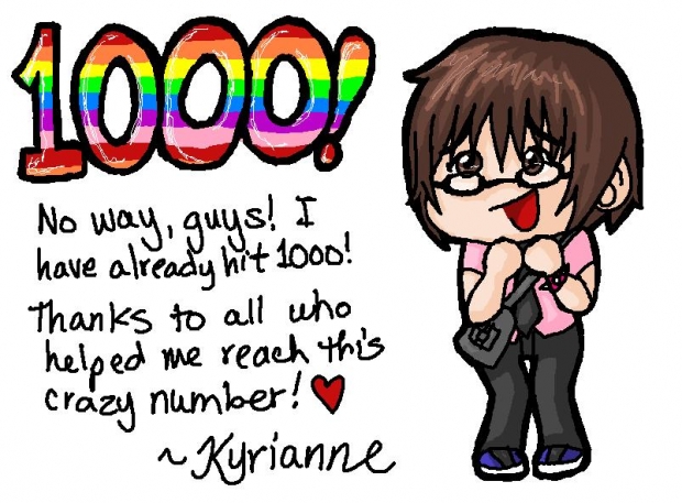1000 Kiriban - Deviant Art