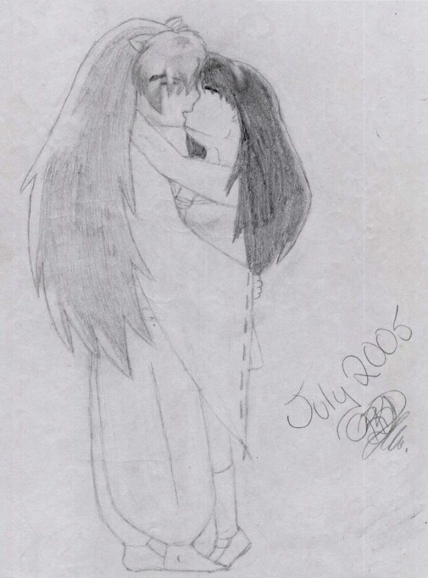 Kag And Inu's Kiss