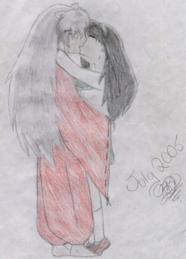 Kag And Inu's Kiss