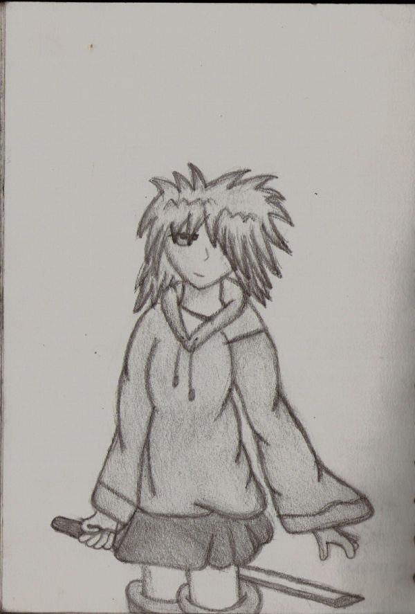 Cute Girl With Sword