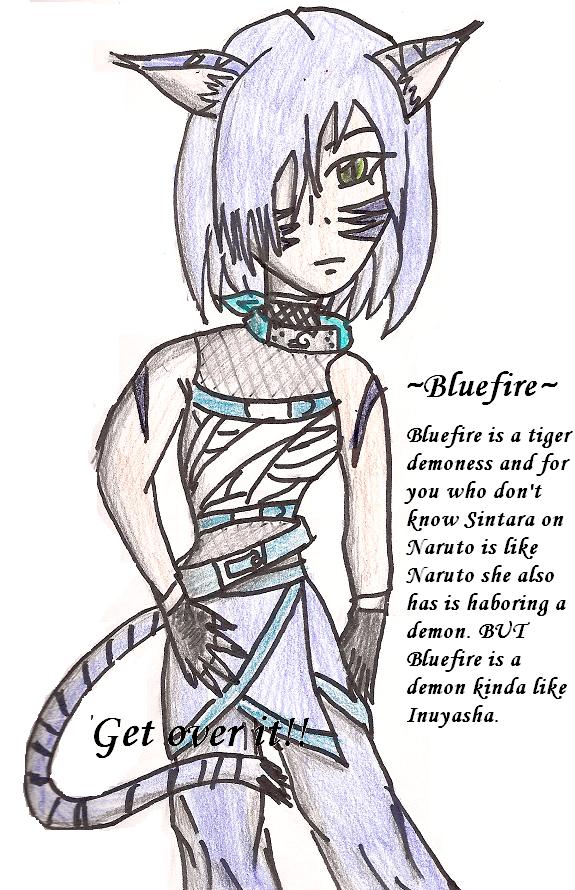 Bluefire My Ninja  Tiger Demoness