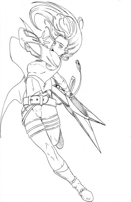 Contest: Blade Of Fire- Line Art